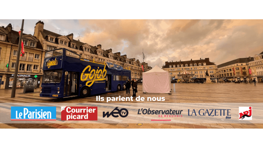 Le Gojobus était à Beauvais, place Jeanne Hachette, les 4 et 5 novembre derniers pour une opération recrutement inédite !